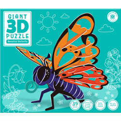 Giant 3D Puzzle - Beautiful Butterfly
